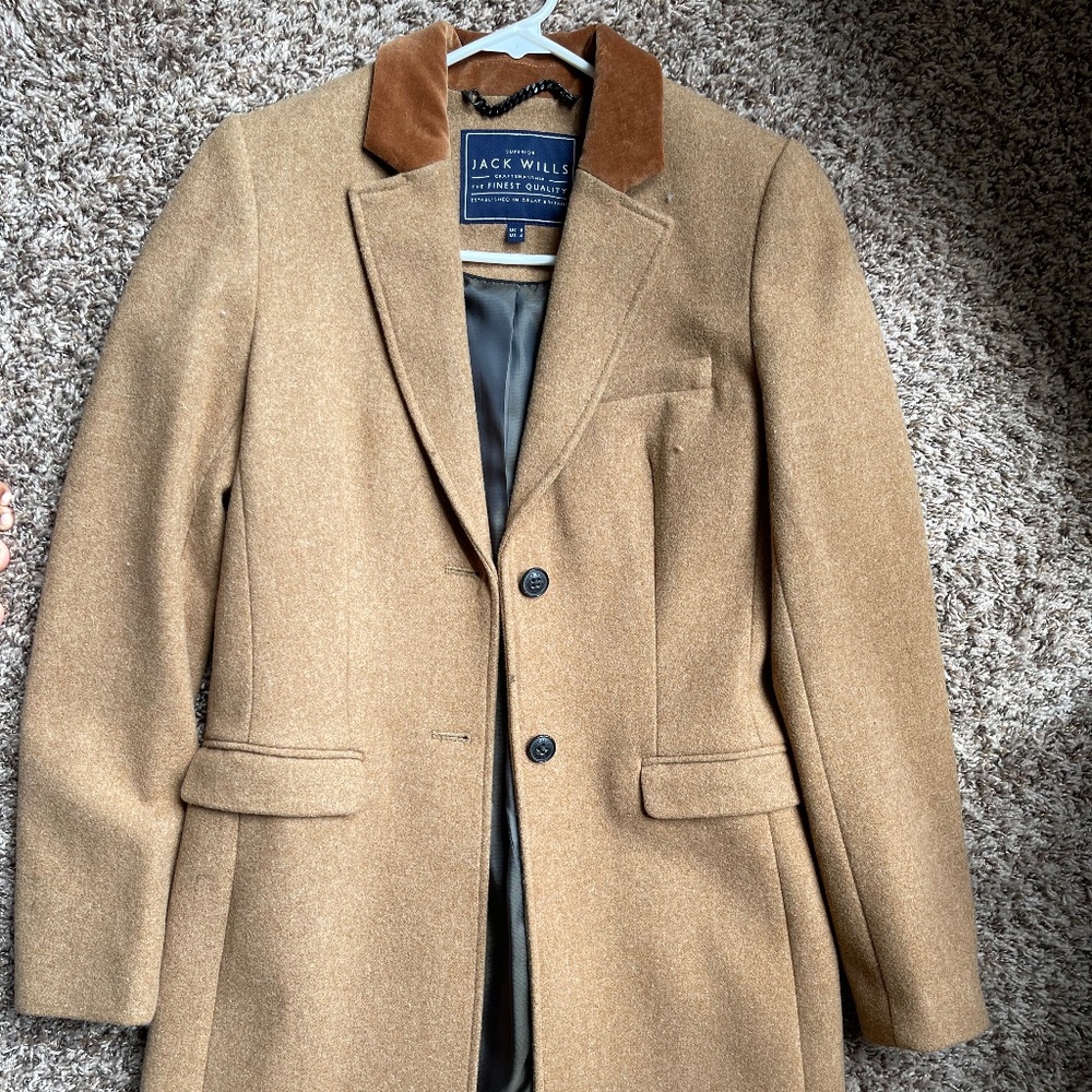 Jack Wills Women Size 4 Peacoat